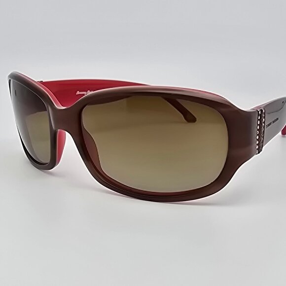 Tommy Bahama TB7004 10/10 Havana Rose Frame Polarized Brown Gradient Sunglasses - Picture 1 of 14